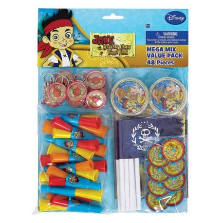 Jake and the Neverland Pirates Favor Pack (For 8 People)