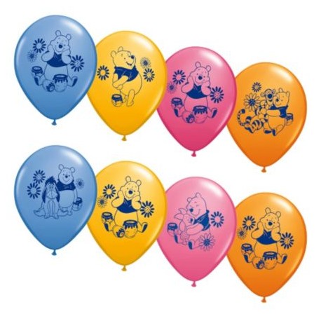 Pooh & Friends 12" Latex Balloons (6 Pack)