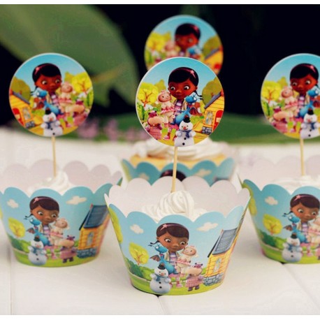 Doc McStuffins Cupcake Toppers