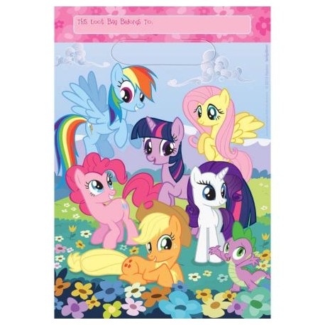 My Little Pony Folded Loot Bags (8 pack)