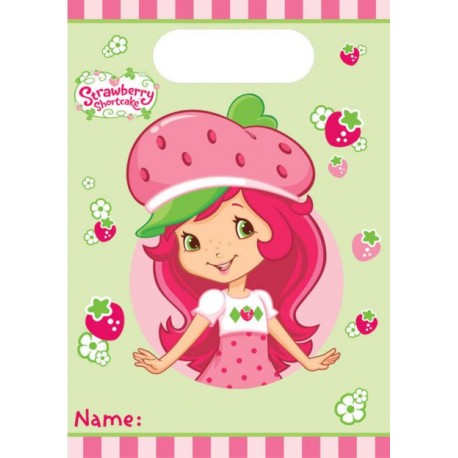 Strawberry Shortcake Loot Favor Bags (8 Pack)