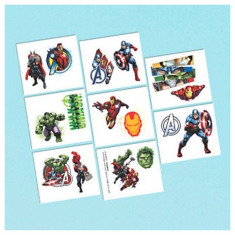 Avengers Tattoo Favors (16 Pack)