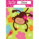 Floral Monkey Loot Bags (8-pack)