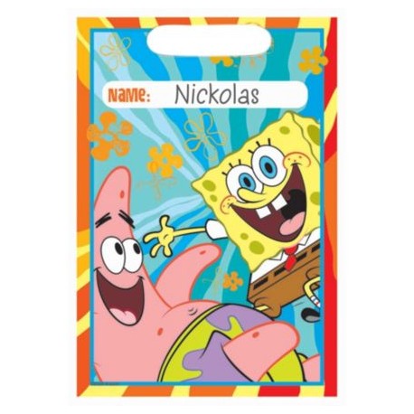 SpongeBob Loot Bags (8-pack)