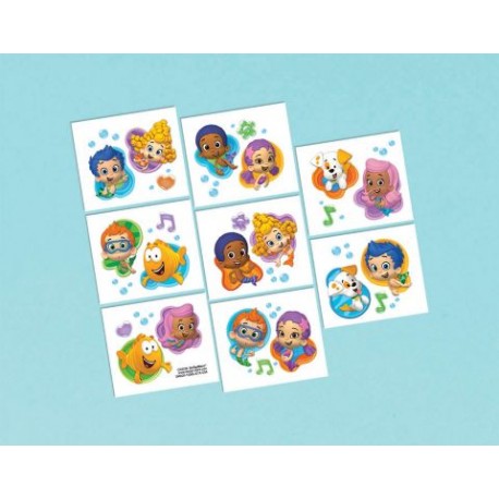 Bubble Guppies Tattoo Favors (16 Pack)