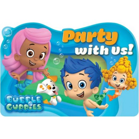 Bubble Guppies Invitations (8 Pack)