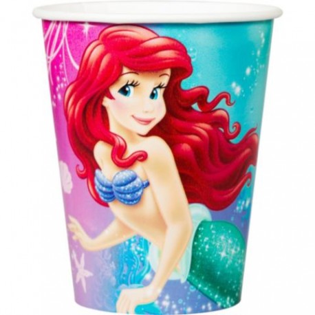 Little Mermaid 9oz Cups (8 Count)