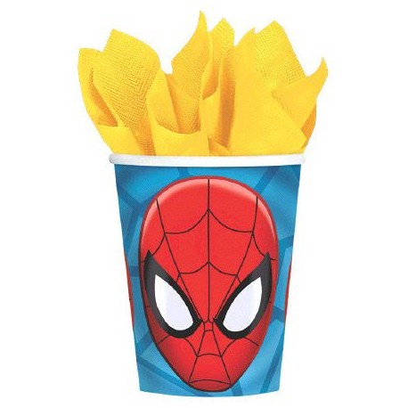 Spiderman 9oz. Cups (New Style)