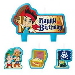 Jake & Neverland Pirates Birthday Candle Set