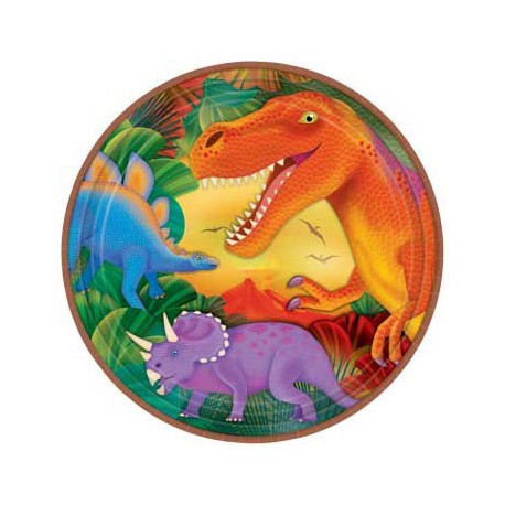 Dinosaur Party Dinner Plates (8-pack)