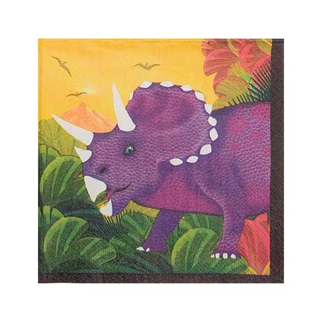 Dinosaur Party Beverage Napkins (16-pack)