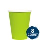 Lime 9 oz. Paper Cup, 8ct.