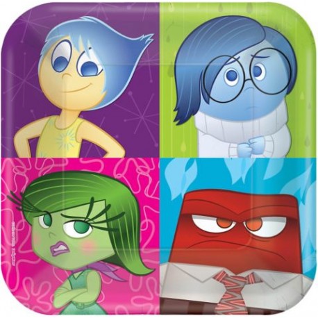 Inside Out 9" Luncheon Plates (8 Pack)