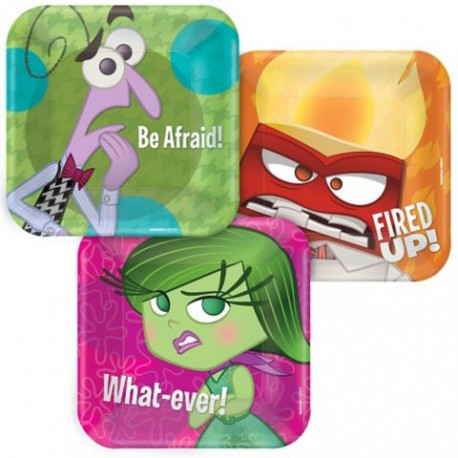 Inside Out 7" Cake Plates (8 Pack)