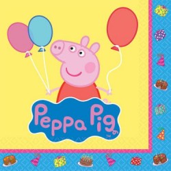 Peppa Pig Beverage Napkins (New Style)