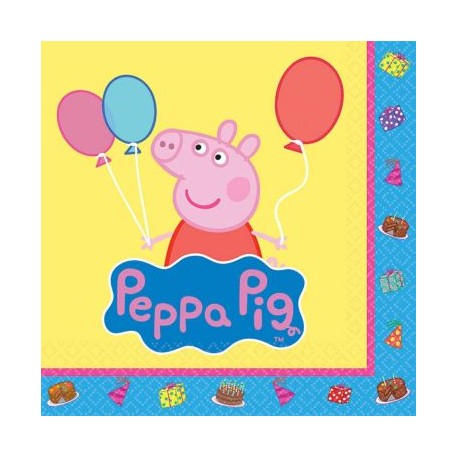 Peppa Pig Beverage Napkins (Set of 16)