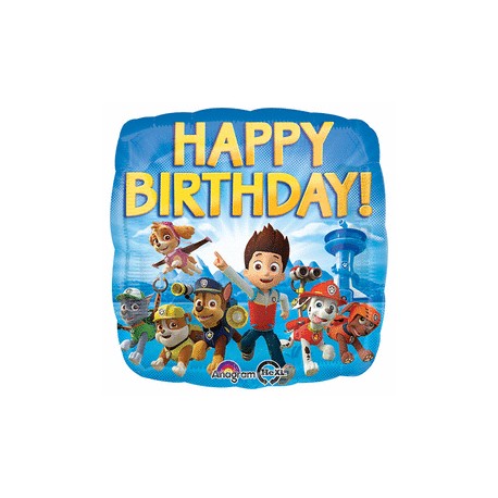 18 INCH. PAW PATROL HAPPY BIRTHDAY