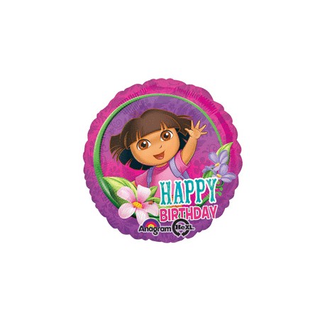 18 IN. DORA HAPPY BIRTHDAY BALLOON