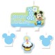 Mickey Mouse 1st Birthday Candle Set (4 Pack)