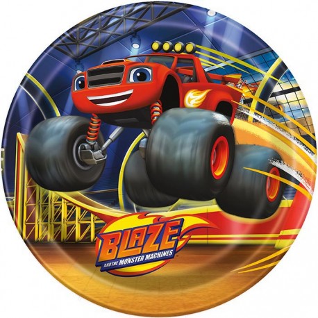 Blaze And The Monster Machines Dinner Plates