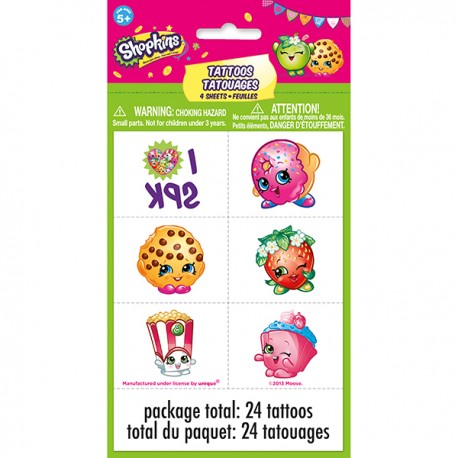 Shopkins Tattoos