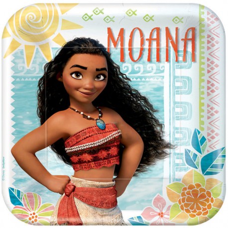 Moana Lunch Plates