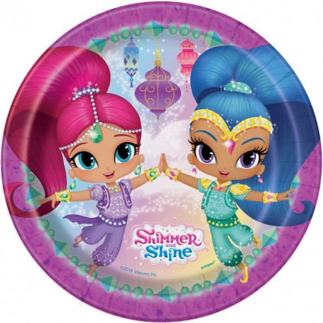 Shimmer and Shine Cake Plates