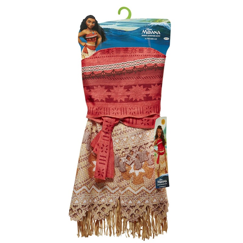 Disney Moana Girls Adventure Costume size 4 -6 - Partyland - New Zealand's  Birthday Party Supplies Specialist