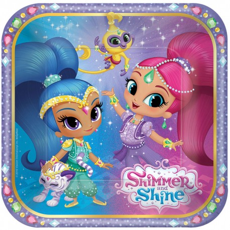 Shimmer and Shine Dessert Plate (New)