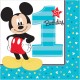 Mickey Mouse 1st Birthday Lunch Napkins (16-pack)