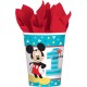 Mickey Mouse 1st Birthday Cups