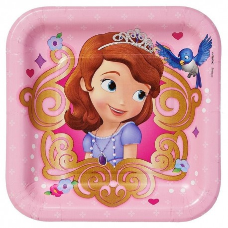 Sofia the first 7" dessert plates