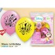 Minnie 1st Birthday 6 pack balloons