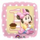 Minnie 1st birthday foil balloon