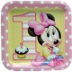 Minnie 1st Birthday dinner plates