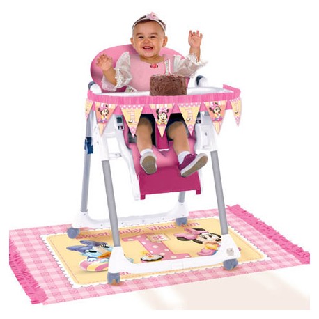 Minnie 1st Birthday high chair kit