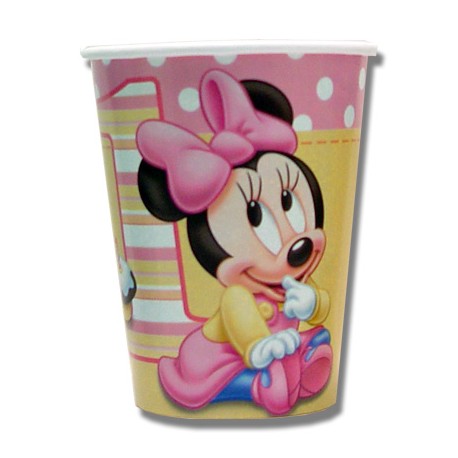 Minnie 1st Birthday cups