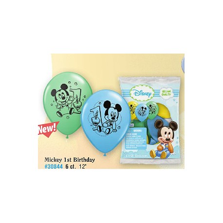 Mickeys 1st Latex Balloons