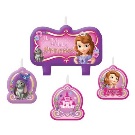 Sofia the First Birthday Candle Set