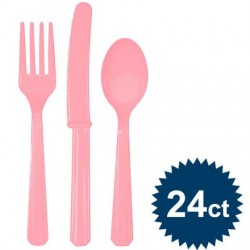 Pink Cutlery Set