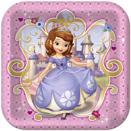 Sofia the first 9" dinner plates