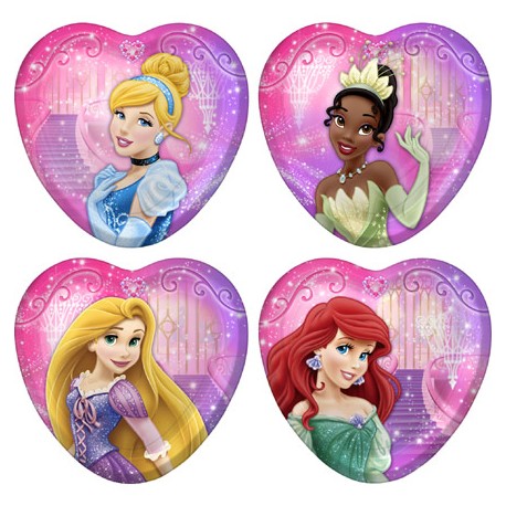 Disney princess Dessert Plates