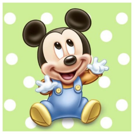 Mickey Mouse 1st Birthday Beverage Napkins (16-pack)