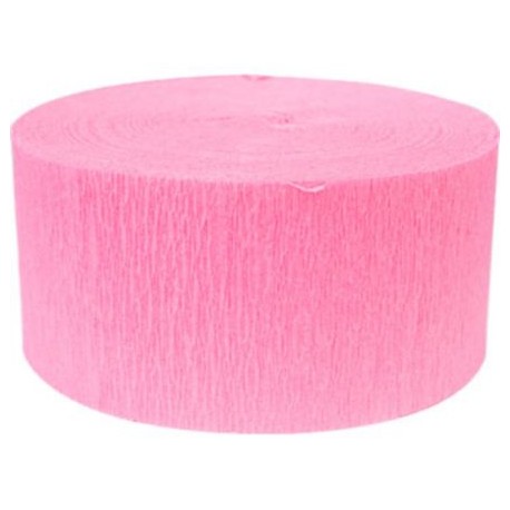 Solid Crepe Streamers (Pink)