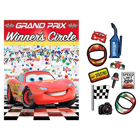 Disney Cars Backdrop and Props kit