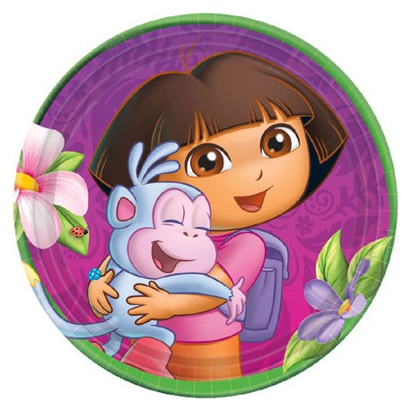 Dora the Explorer Dessert Plates