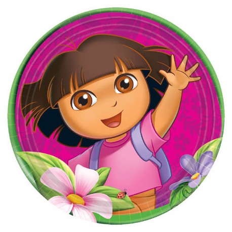 Dora the Explorer Dinner Plates