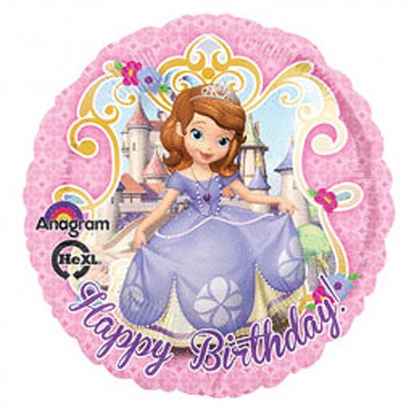 Sofia the First Foil Balloon Pink