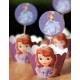 Sofia the First Cupcake Toppers