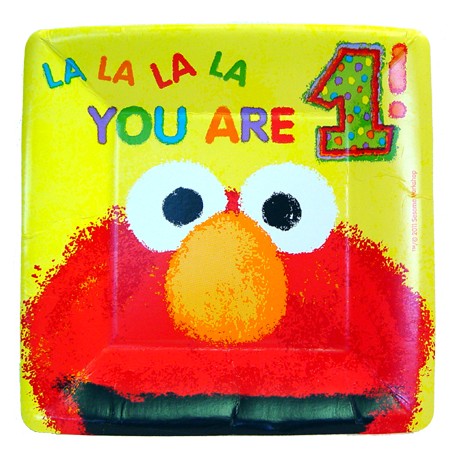 Sesame Street 1st Birthday Dessert Plates